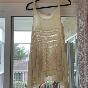 Free people voile lace slip